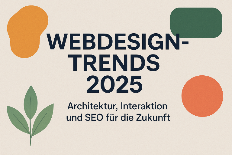 Webdesign‑Trends 2025: Architektur, Interaktion und SEO für die Zukunft